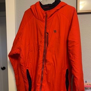 Orange Men’s 2XL Mountain Hardware Hooded Jacket